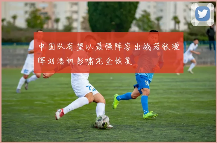 中国队有望以最强阵容出战若张瑷晖刘浩帆彭啸完全恢复